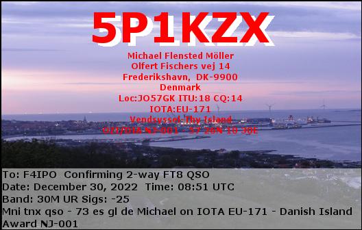 QSL de 5P1KZX