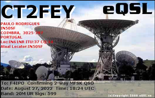 QSL de CT2FEY