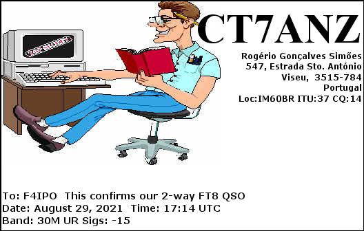 QSL de CT7ANZ