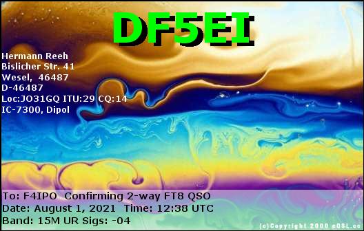 QSL de DF5EI