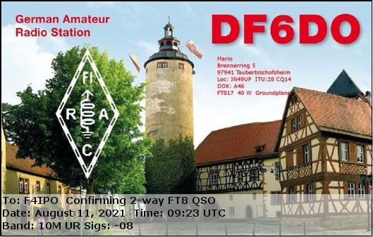 QSL de DF6DO