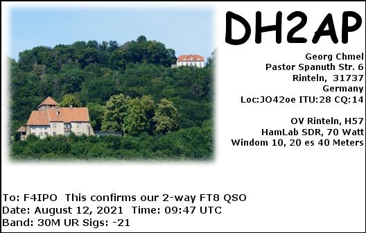 QSL de DH2AP