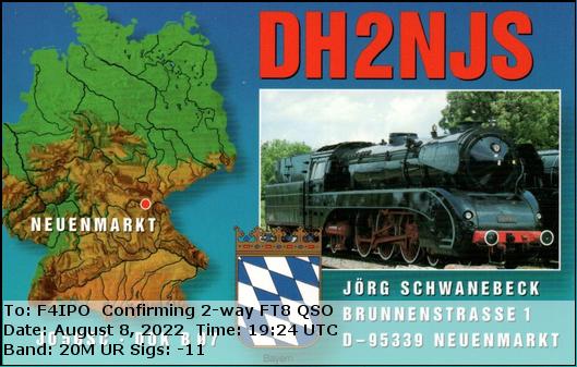 QSL de DH2NJS