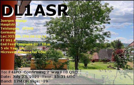 QSL de DL1ASR