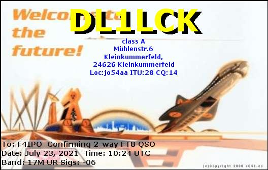 QSL de DL1LCK