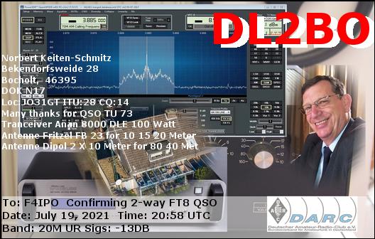 QSL de DL2BO