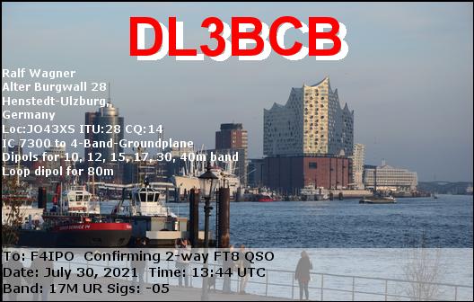 QSL de DL3BCB