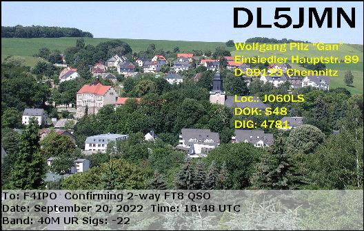 QSL de DL5JMN