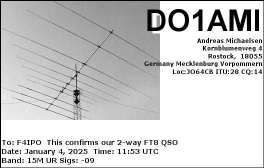 QSL de DO1AMI