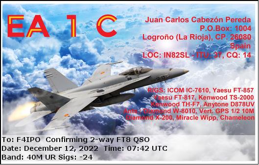 QSL de EA1C