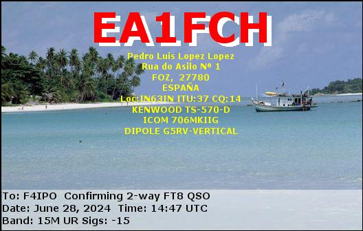 QSL de EA1FCH