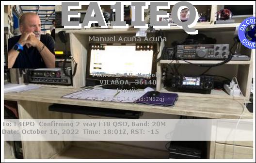 QSL de EA1IEQ