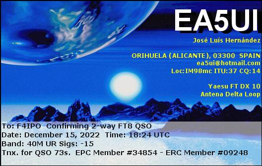 QSL de EA5UI