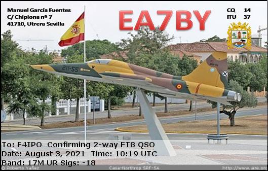 QSL de EA7BY