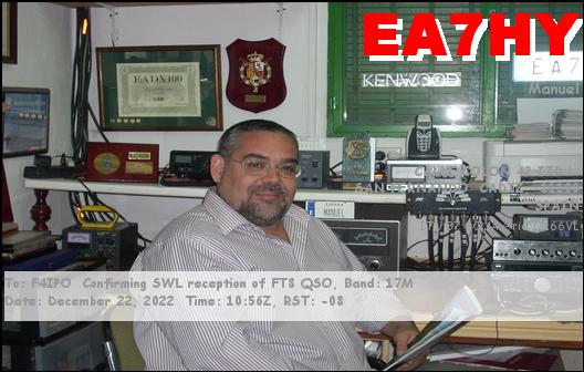 QSL de EA7HY