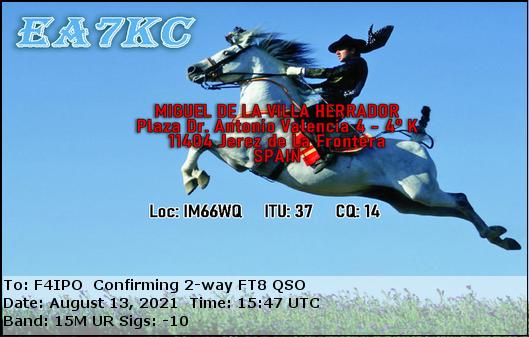 QSL de EA7KC