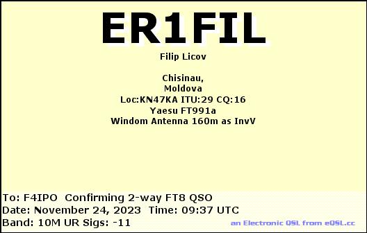 QSL de ER1FIL