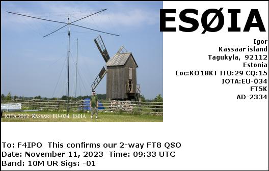 QSL de ES0IA