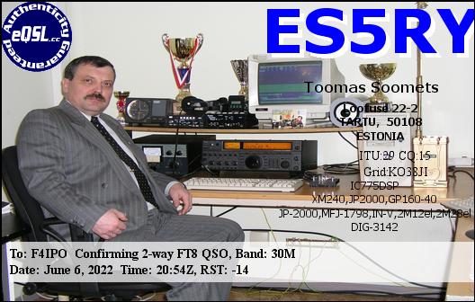 QSL de ES5RY