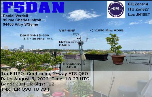 QSL de F5DAN