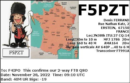 QSL de F5PZT