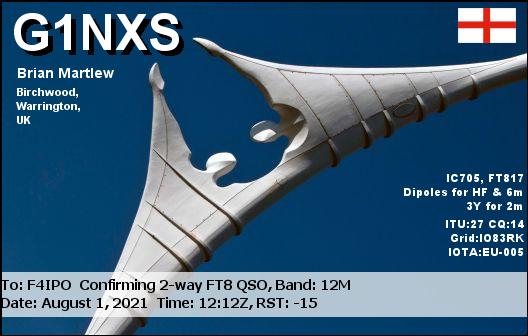 QSL de G1NXS