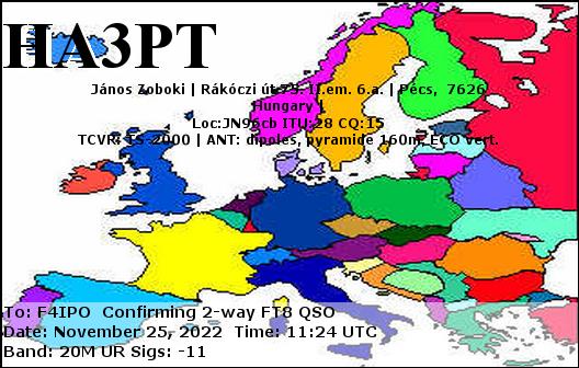 QSL de HA3PT