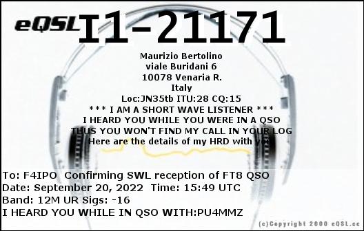 QSL de I1/21171