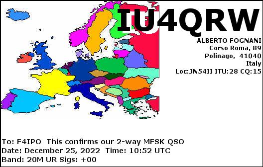 QSL de IU4QRW