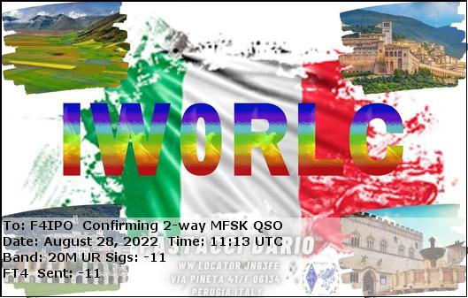 QSL de IW0RLC