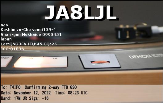 QSL de JA8LJL