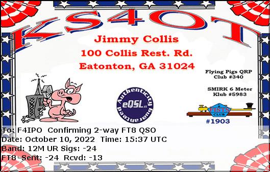 QSL de KS4OT