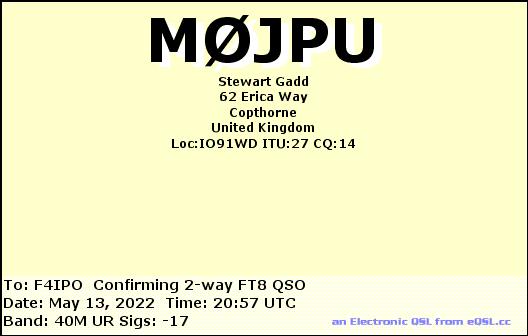 QSL de M0JPU