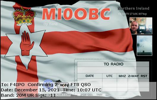 QSL de MI0OBC