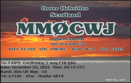 QSL de MM0CWJ