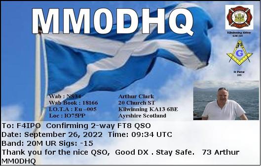 QSL de MM0DHQ