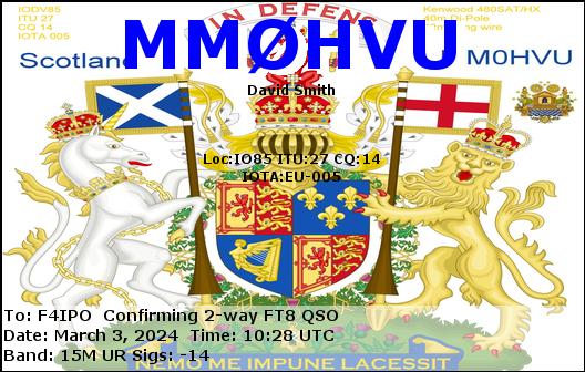 QSL de MM0HVU