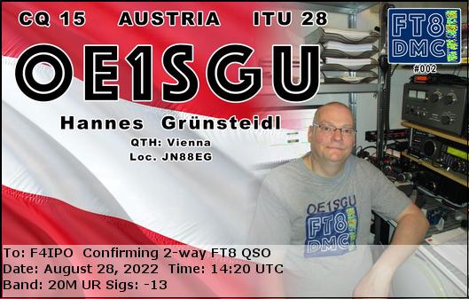 QSL de OE1SGU