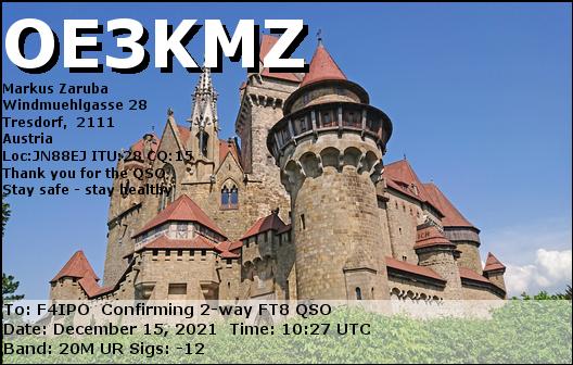 QSL de OE3KMZ