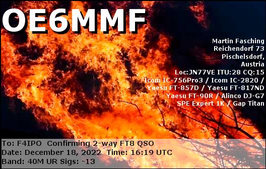 QSL de OE6MMF