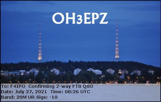 QSL de OH3EPZ