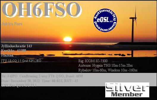 QSL de OH6FSO