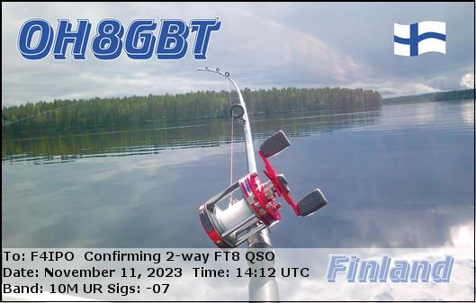 QSL de OH8GBT