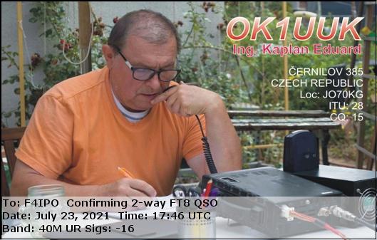 QSL de OK1UUK