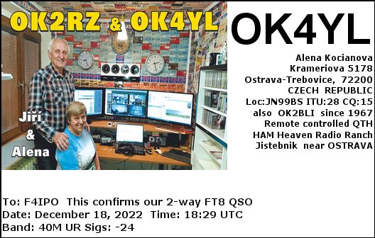 QSL de OK4YL