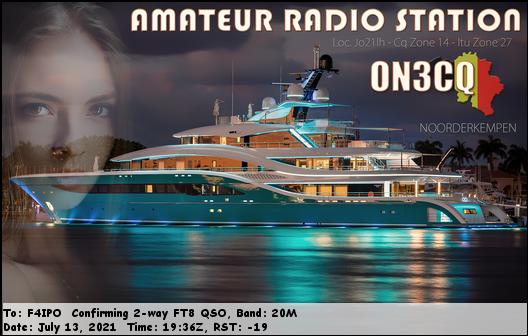 QSL de ON3CQ