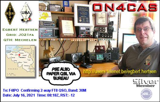 QSL de ON4CAS