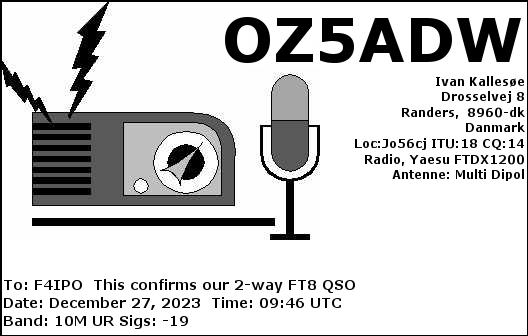 QSL de OZ5ADW