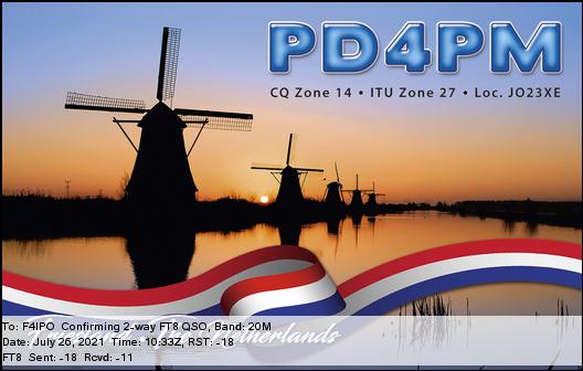 QSL de PD4PM