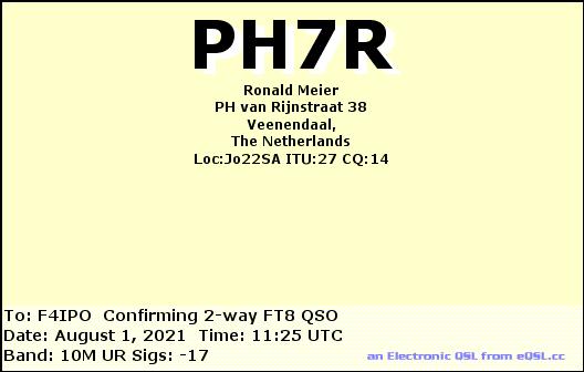 QSL de PH7R